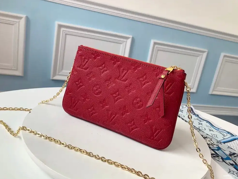 WIS DOUBLE ZIP POCHETTE VUITTON LOUIS 0327